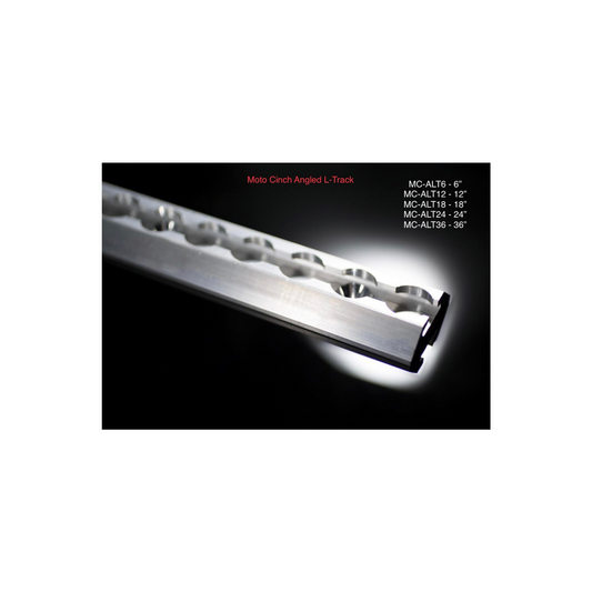 Moto Track Angled Aluminium L-Track (Airline Track)